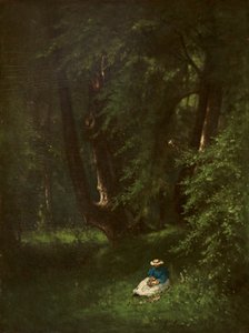 No bosque de George Snr. Inness