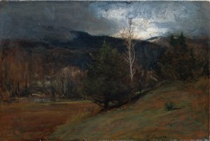 Novembro nas Adirondacks, c.1885 de George Snr. Inness