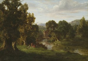 O moinho velho, 1849 de George Snr. Inness