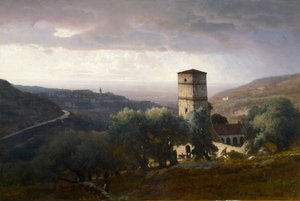 Vista de Roma a partir do Tivoli de George Snr. Inness
