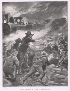 O ataque a um trem em Holfontein de George Soper