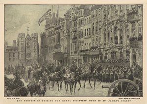 O funeral da rainha Vitória de George Soper