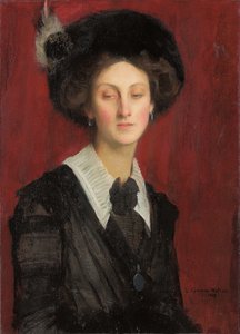 Hilda de chapéu preto