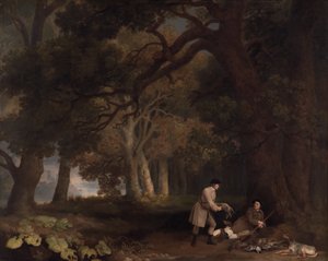 Um repouso após o disparo, 1770. de George Stubbs