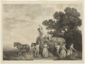 Fazedores de feno de George Stubbs