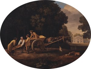 Trabalhadores [1779, Royal Academy of Arts, Londres, catálogo da exposição] de George Stubbs