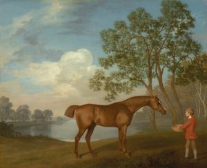 Abóbora com um cavalariço de George Stubbs
