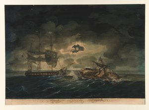 O Hornet (EUA) e o Peacock (Britânico) de George Thresher