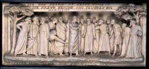 The Hem of the Garment, c.1875 (terracota) de George Tinworth