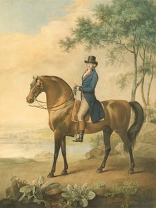 Warren Hastings em seu cavalo árabe, 1796