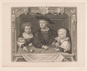 Portret van Dorothea, Johan en Christina van Denemarken
Três filhos de K. Henrique VII e Elizabeth, sua rainha. I. Príncipe Arthur, II. Pr. Henrique, III. Ps. Margaret (título sobre o objecto)
Portretten van de Tudors (título da série)
Retratos históric de George Vertue