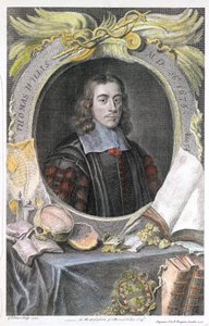 Thomas Willis, médico inglês do século XVII, 1742