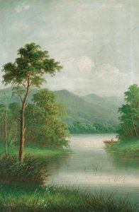 Barco no rio, 1801