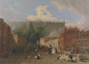 A View of Thames Street, Windsor de George Vincent