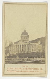 Capitólio do Estado em Montpelier, VT. de George Watson