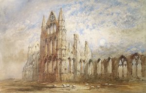 Abadia de Whitby (wc no papel)