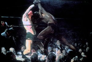 Ambos os membros deste clube, 1909 de George Wesley Bellows