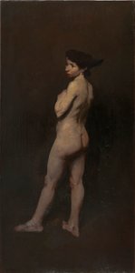 Nude, Miss Bentham, Nova York, 1906