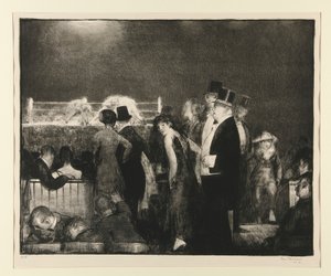 Preliminares para o Big Bout, No. 8 de George Wesley Bellows