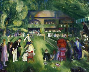 Realismo : Tênis em Newport par Bellows, George (1882-1925) de George Wesley Bellows