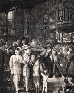 A rua de 1917 de George Wesley Bellows