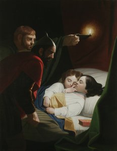 Assassinato dos Príncipes, c.1833-34 (óleo sobre tela)