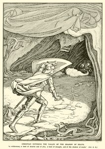 Christian Entering the Valley of the Shadow of Death (gravura)