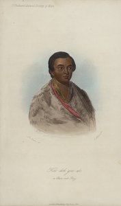 Hee-doh-gee-ats, Um menino-ook (aquatint) de George after Catlin