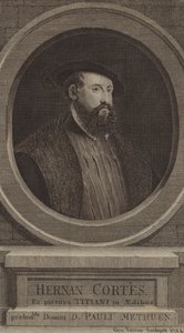 Hernan Cortes, conquistador espanhol de George after Vertue