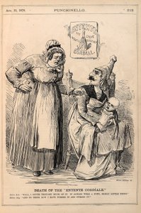 Morte da Entente Cordiale, 1870 (gravura em madeira) de George and Hammar, George Wevill