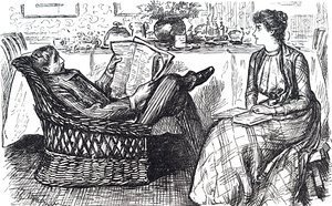 Uma leitura de marido e mulher de George du Maurier