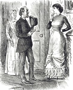 Desenho animado que representa um tipo diferente de contador de gás em uso de George du Maurier