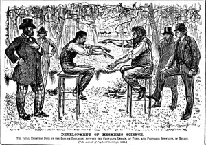 Desenvolvimento da ciência mesmérica, 1883 de George du Maurier