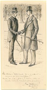 Olá Frank !, 1891 de George du Maurier