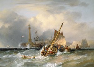 Lugger Entrando em Margate