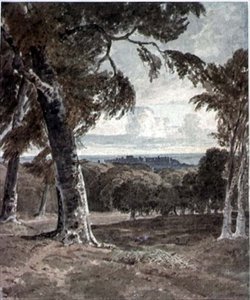 Windsor Park, com o castelo à distância