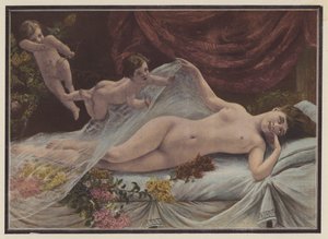 O despertar da primavera (lito colorido) de George van den Bos