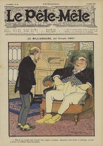 O bilionário. Ilustração para o Pelé-Mele, 1906