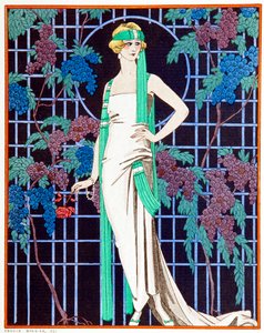 Rosas na noite de Georges Barbier