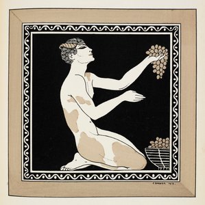 Nijinsky como fauno no ballet L