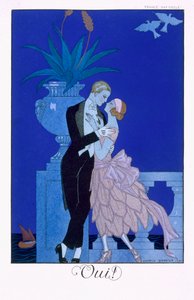 Sim! 1921 (cor litho) de Georges Barbier