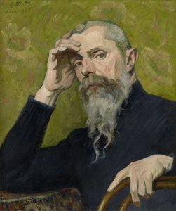 Auto-retrato, 1905 (óleo sobre papel, colocado na tela)