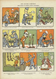 Jogos favoritos de grandes homens, ilustração para Le Rire