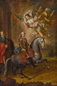 Maximiliano III Joseph, Eleitor da Baviera, a cavalo (óleo sobre tela)