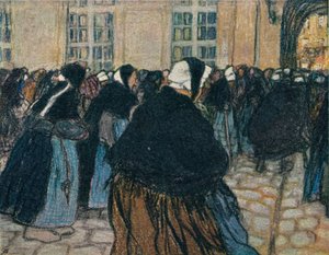 La Rentree A Hospício de La Salpetriere, c1911