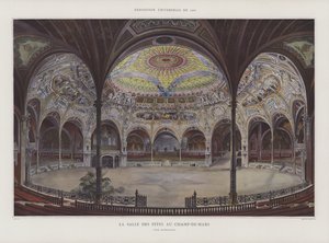 O Salão dos Festivais no Champ de Mars, Exposição Mundial 1900, Paris