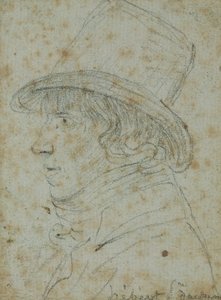 Jacques Hebert (1757-94) (lápis sobre papel) de Georges Francois Gabriel