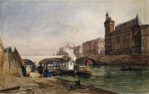 No Sena, Paris, de Georges Francois Guiaud