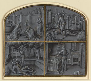 Quatro cenas das lendas de Judas e Pilatos de Georges Hurtrel