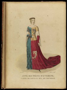 Anne of Auvergne 1358-1417, Condessa de Forez e Duquesa de Bourbon, final do século XVIII.